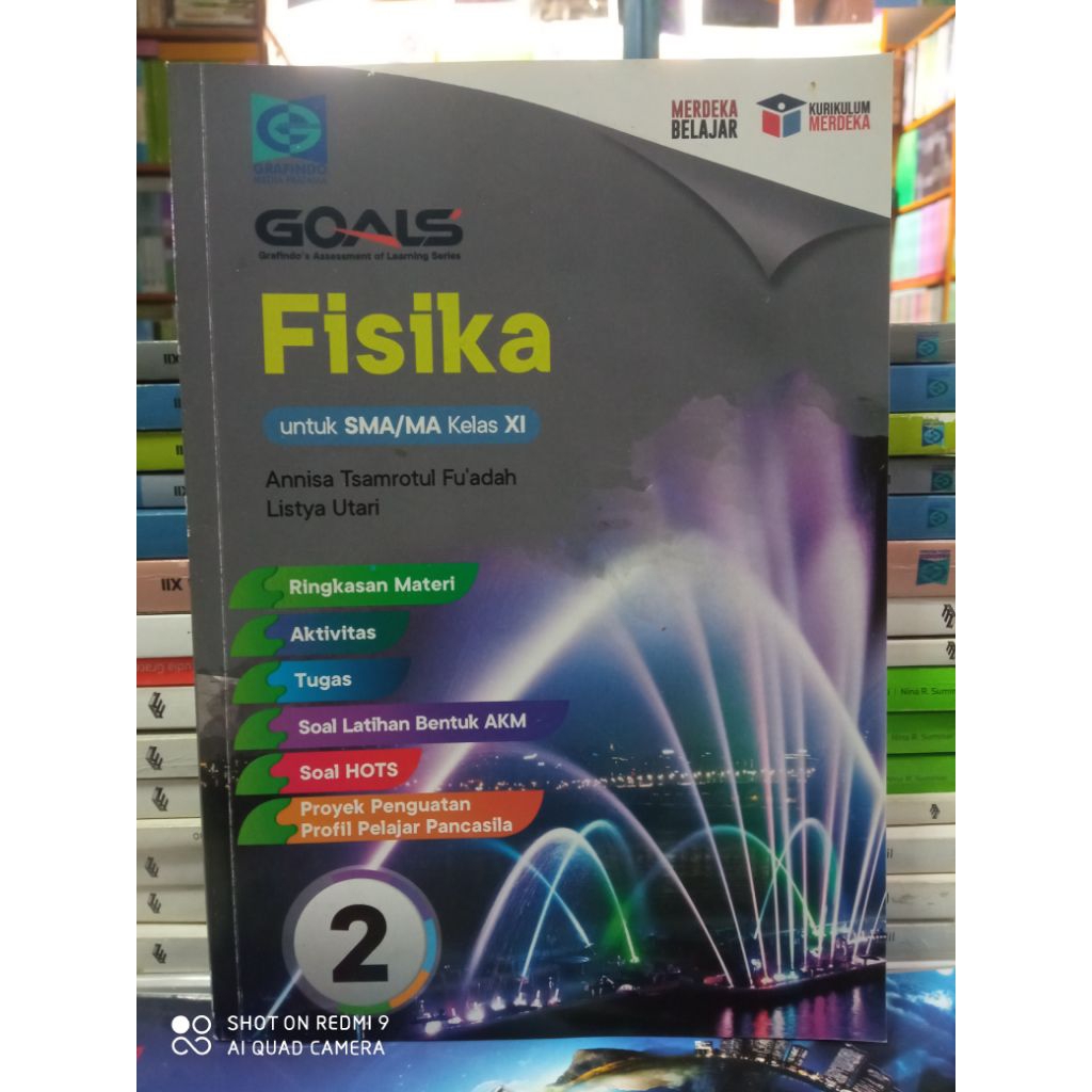 BUKU GOALS FISIKA UNTUK SMA KELAS 11 GRAFINDO ORIGINAL