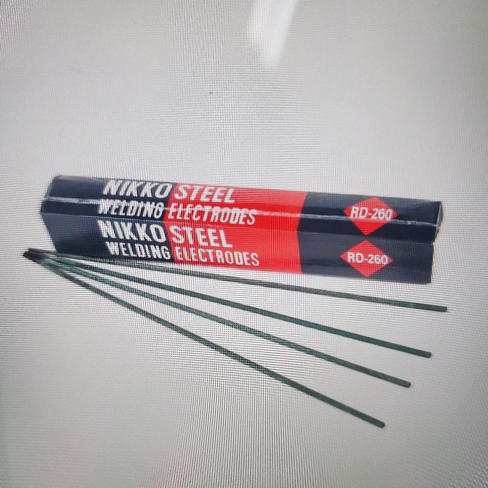 NIKKO STEEL RD 260 Kawat Las 1.6 2 2.6 3.2 4 5 MM Bungkusan Per Box untuk Proyek Las dan Pekerjaan L