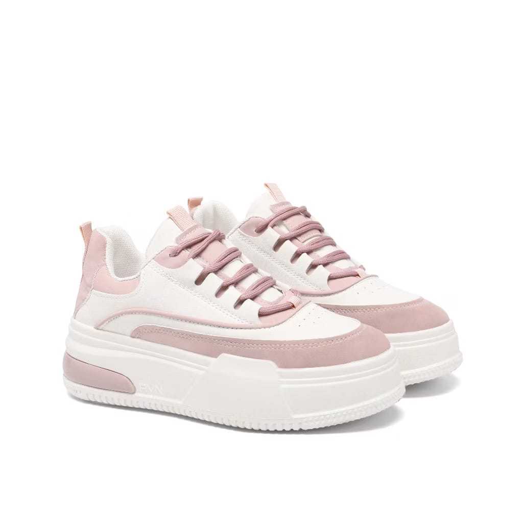 HOT SALE DAILY SNEAKS - VPN JENO SEPATU SNEAKERS WANITA KASUAL SPORT SHOES PINK 438