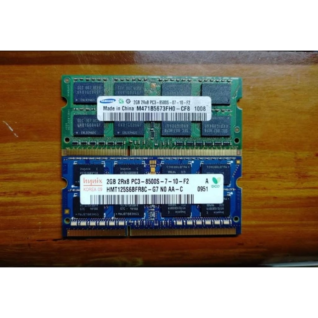 RAM DDR3 2GB X2 PC8500