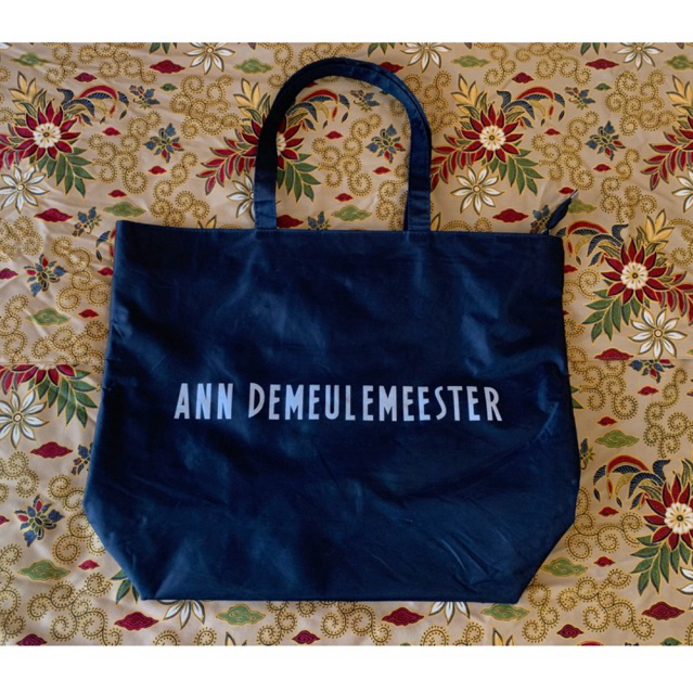 Tas travel tas minggat Ann Demeulemeester tote nilon tas besar