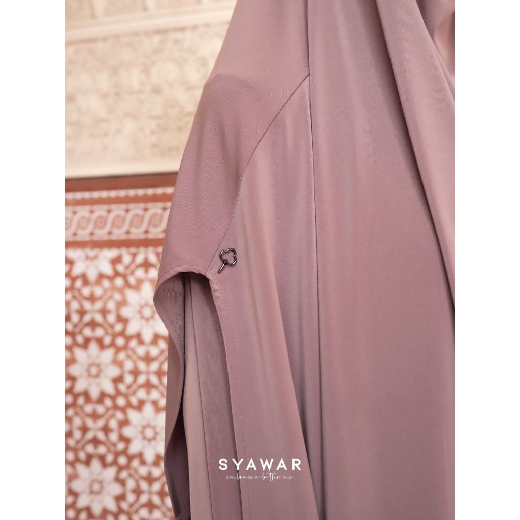 SYAWAR Ruqayyah French Khimar Jersey ITY Premium | Khimar Bandana Jumbo Ringan Jatuh Lembut