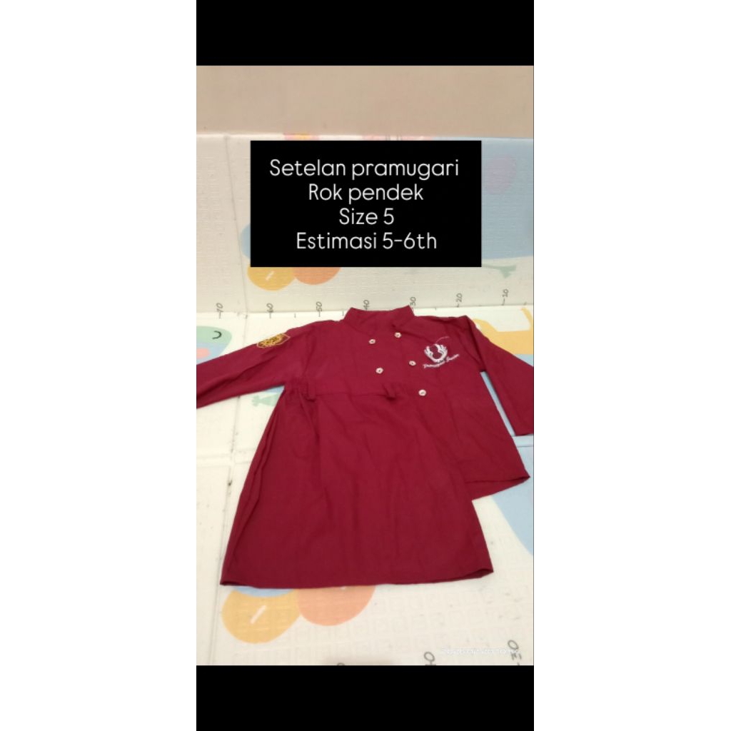 PRELOVED SERAGAM PRAMUGARI ANAK