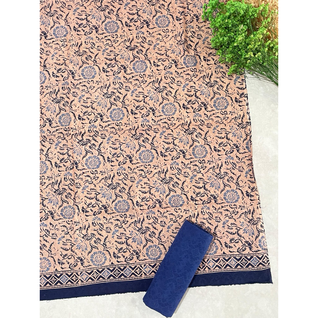 kain batik cap doby tembokan lasem set doby polos