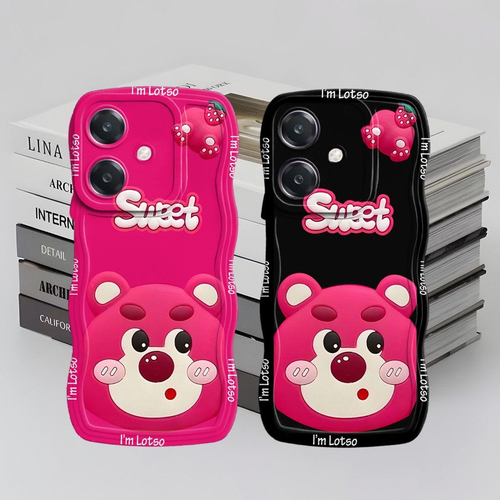 Casing Hp untuk OPPO A5I - Softcase Gelombang OPPO A3X A3 5G A18 A38 A60 A58 A78 lentur R-132