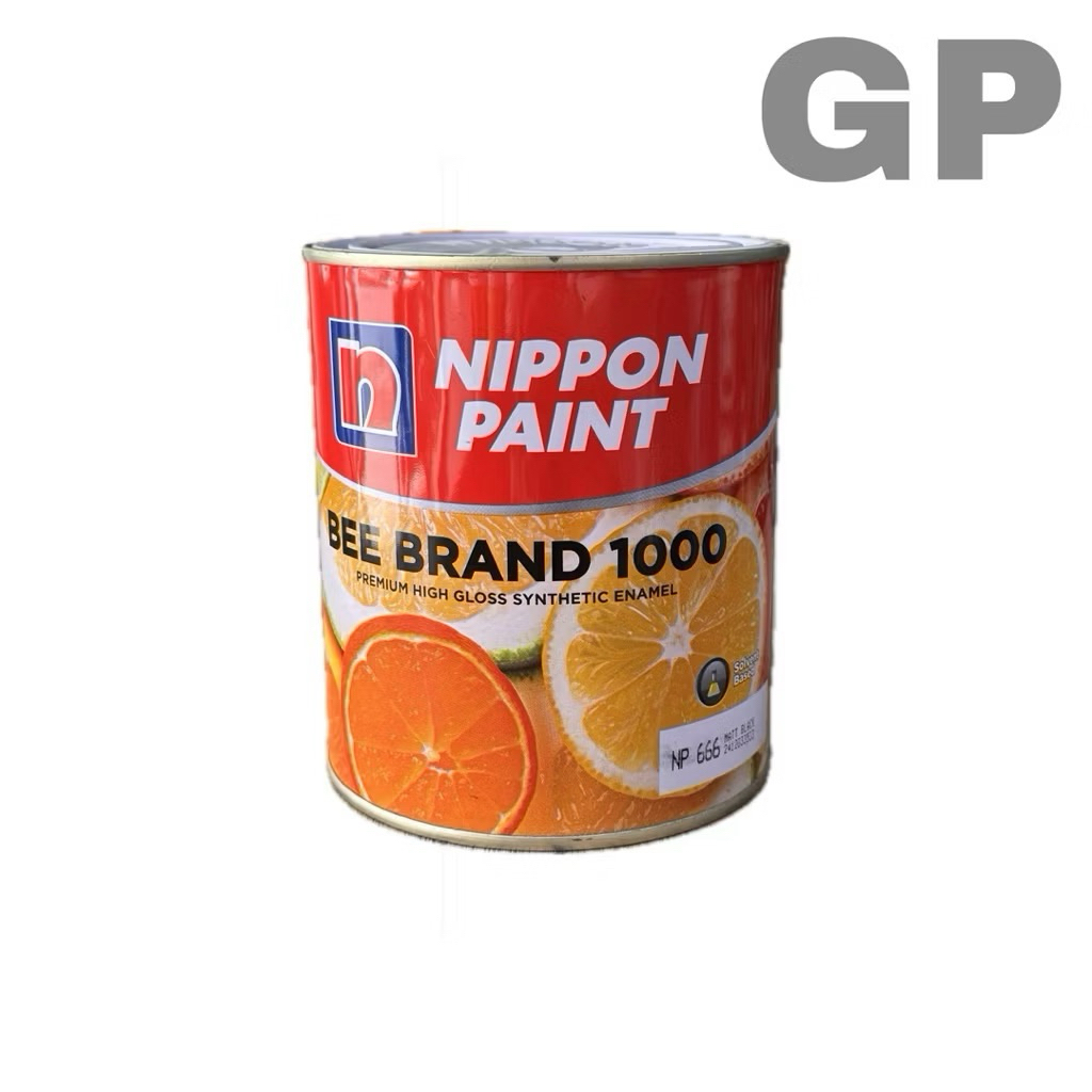 Bee Brand PUTIH & HITAM | Cat Minyak Besi dan Kayu | 1kg