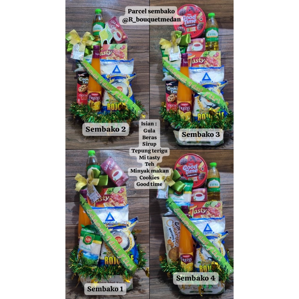 (READY KHUSUS INSTAN)Parcel Lebaran/Parcel Idul Fitri/Parcel medan/parcel tea set/parcel sembako/ham