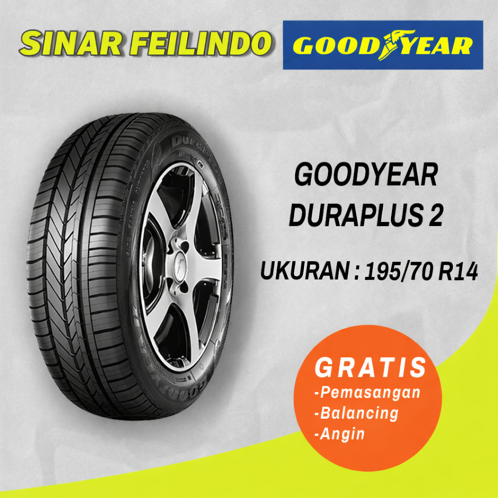 Ban Mobil GOODYEAR DURAPLUS 2 195/70 R14