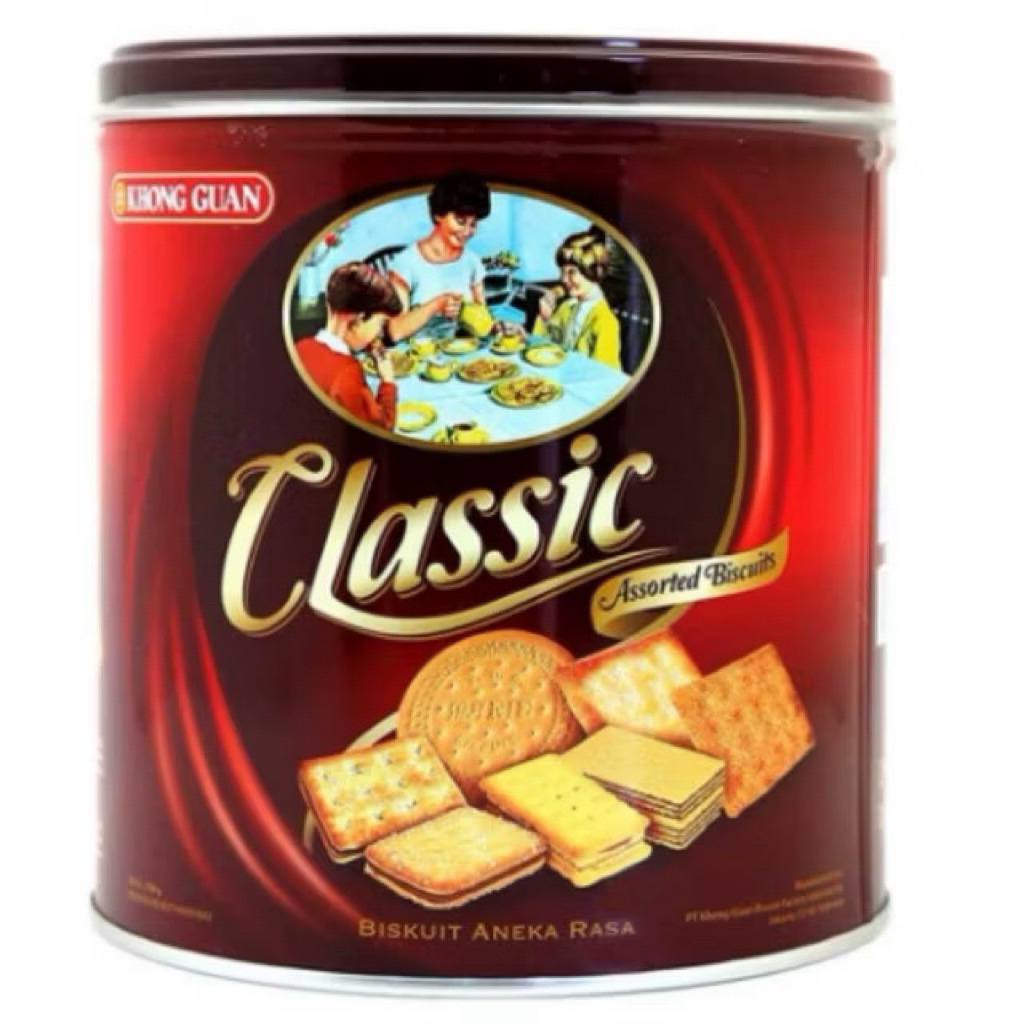 BISKUIT KALENG KHONG GUAN CLASSIC ASSORTED BISCUIT