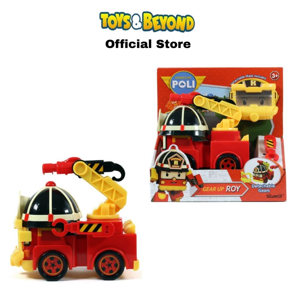 Toys And Beyond Mainan Robocar Poli 83394 Gear Up Roy Mainan Anak Original