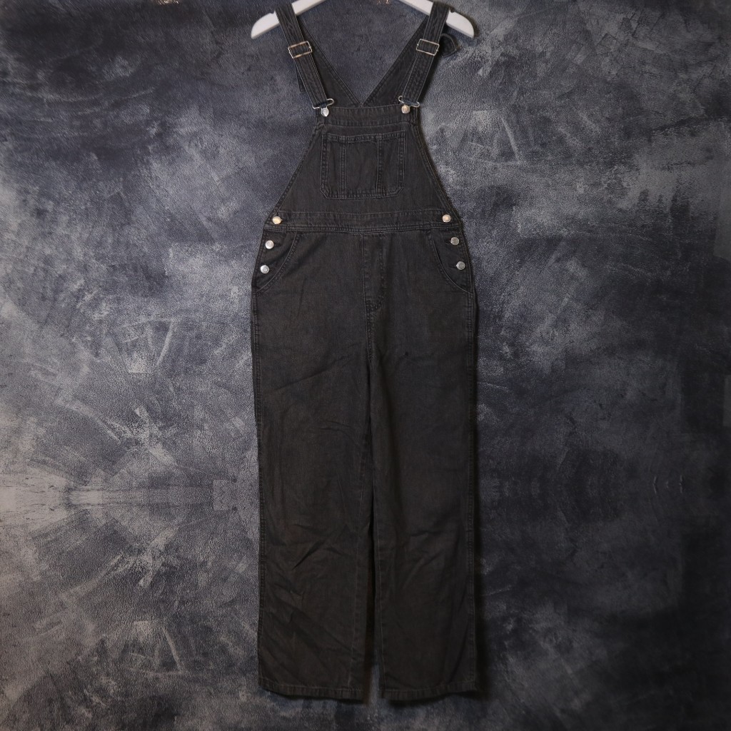 OVERALL COLZA JEANS DENIM PANTS JUMPSUIT CELANA PANJANG OV24 SIZE M 29 30