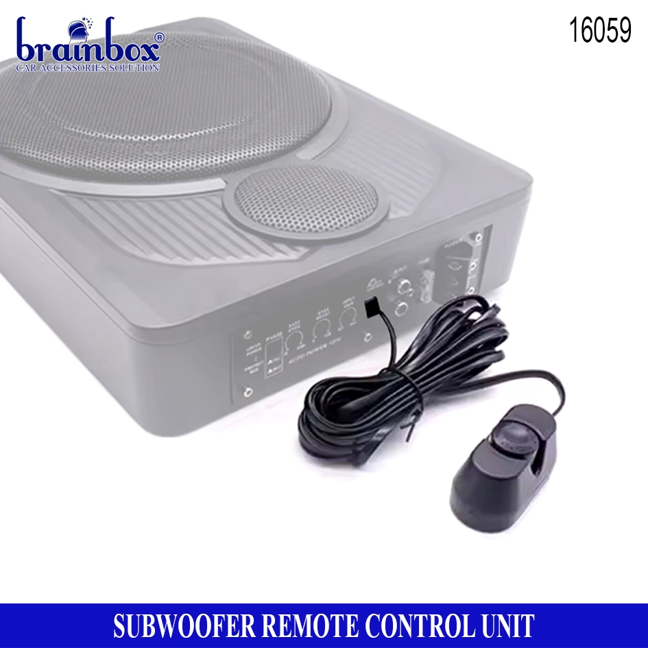 Subwoofer Remote Control Unit Sound Connection Amplifier Volume Adjust Knob