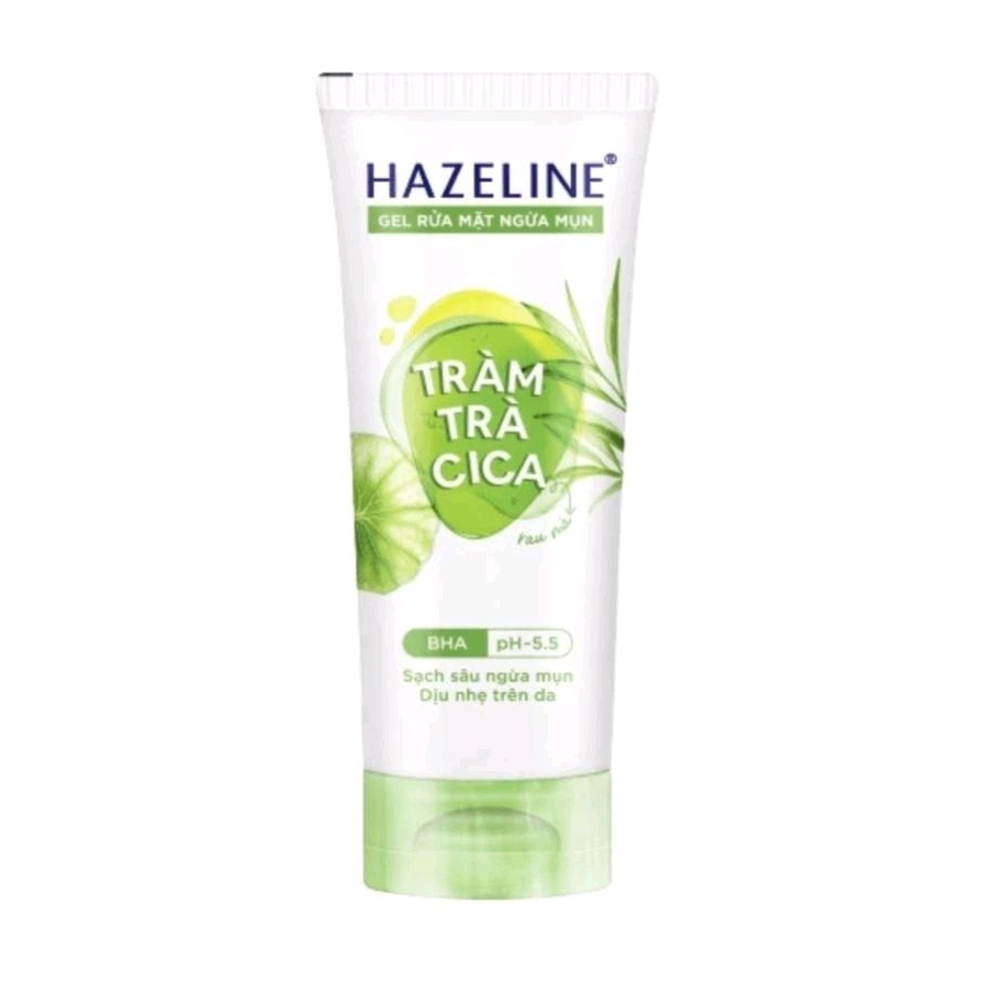 HAZELINE TEA TREE - TRAM TRA CICA FACIAL WASH CLEANSING - VIETNAM ORIGINAL - HAZELINE SNOW - GLOW FO