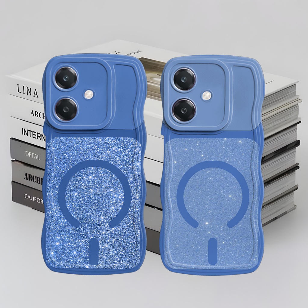 Casing Hp untuk OPPO A5i - Softcase Gelombang OPPO A3X A3 5G A18 A38 A60 A58 A78 lentur R-141