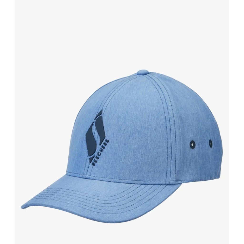 Topi Pria Skechers Diamond Stretch Fit Cap. Denim. SKEHOM3076D