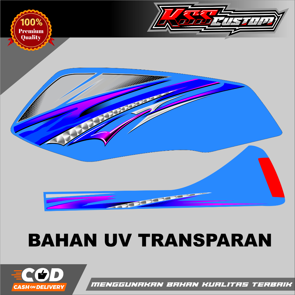 Striping GL Pro Max Custom Herex Berkualitas BAHAN UV TRANSPARAN MAX DECAL - striping gl custom gl v