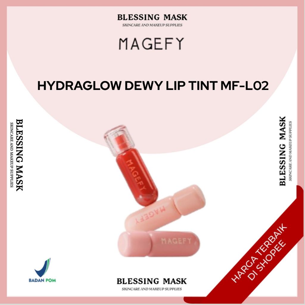 Magefy Hydro Glow Dewy Lip Tint Kissproof 2.5gr MF-L02
