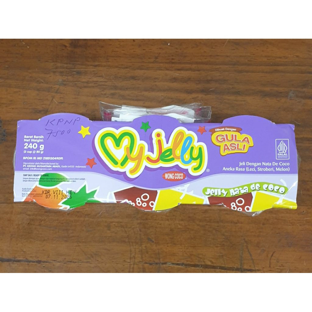 Agar- agar / Jelly Wong Coco MyJelly 3 cup