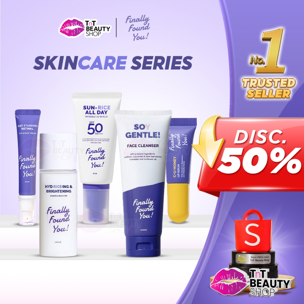 Finally Found You Series Facial Wash, Moisturizer, Toner, Serum, Eye Serum, Lip serum, Peel Off Mask