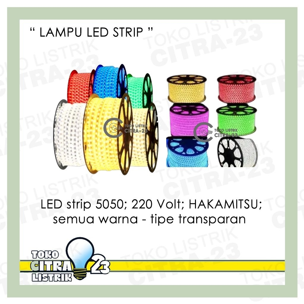 C-23 ll Lampu LED STRIP _ Ecer Meteran