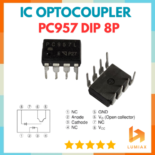 IC PC957 L PC957L DIP8 High CMR OPIC Photocoupler IC DIP BP61 8 PIN 957
