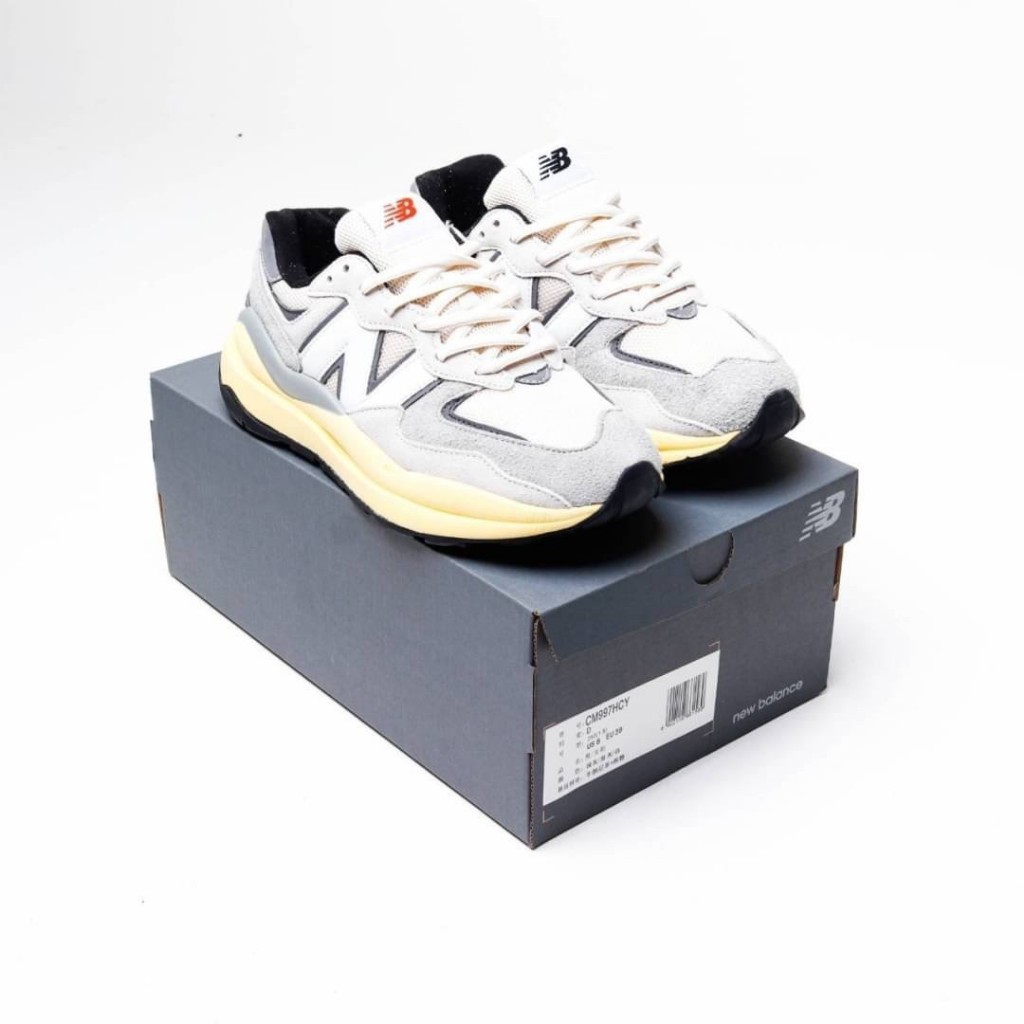 (FTBX) Sepatu Sneakers New Balance M5740RG Grey White Black - 5740