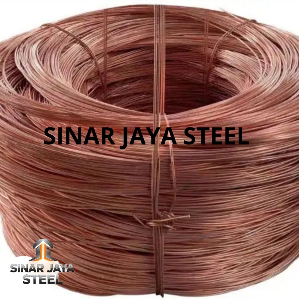 kawat tembaga   4mm x panjang 1 meter