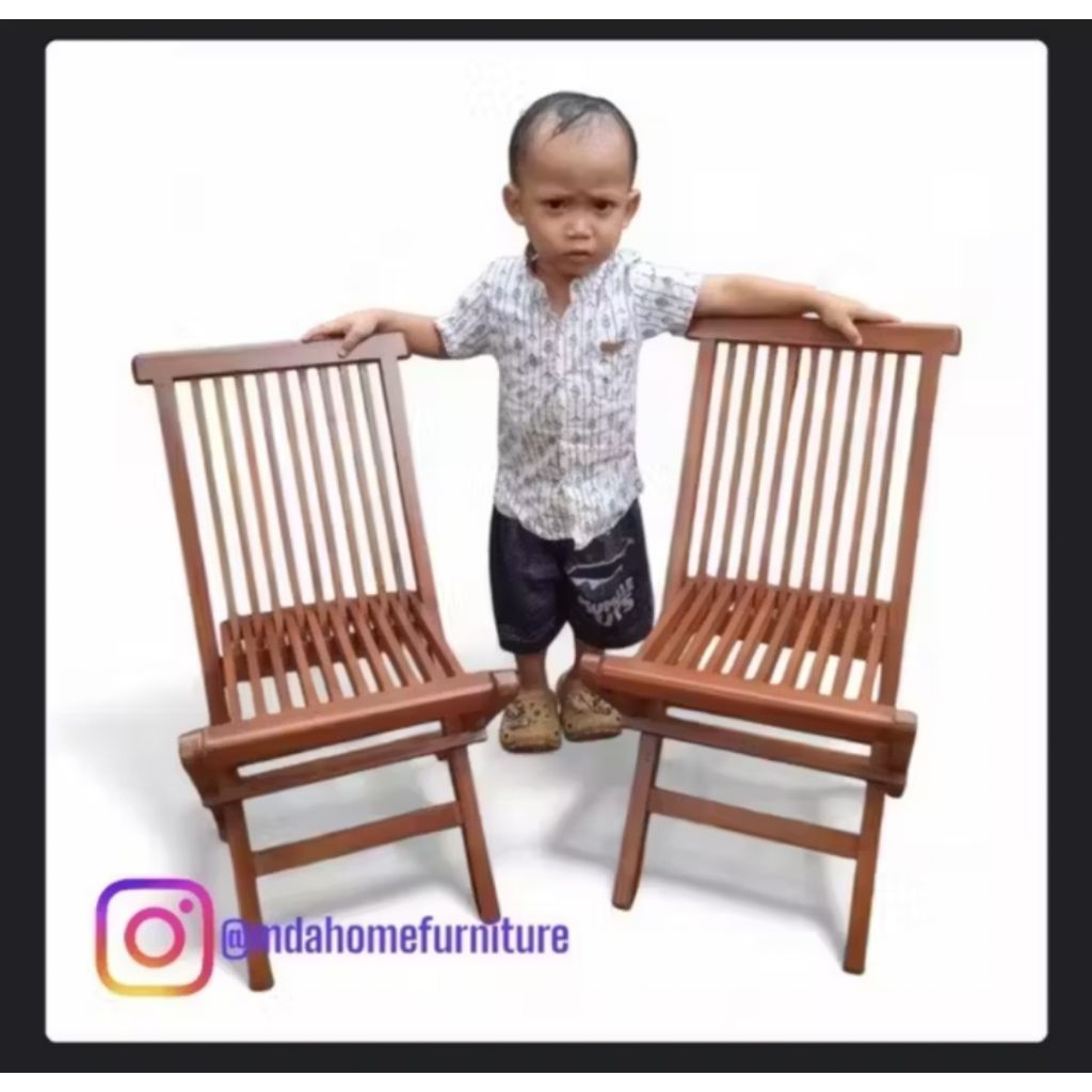 kursi lipat anak kayu jati berkualitas