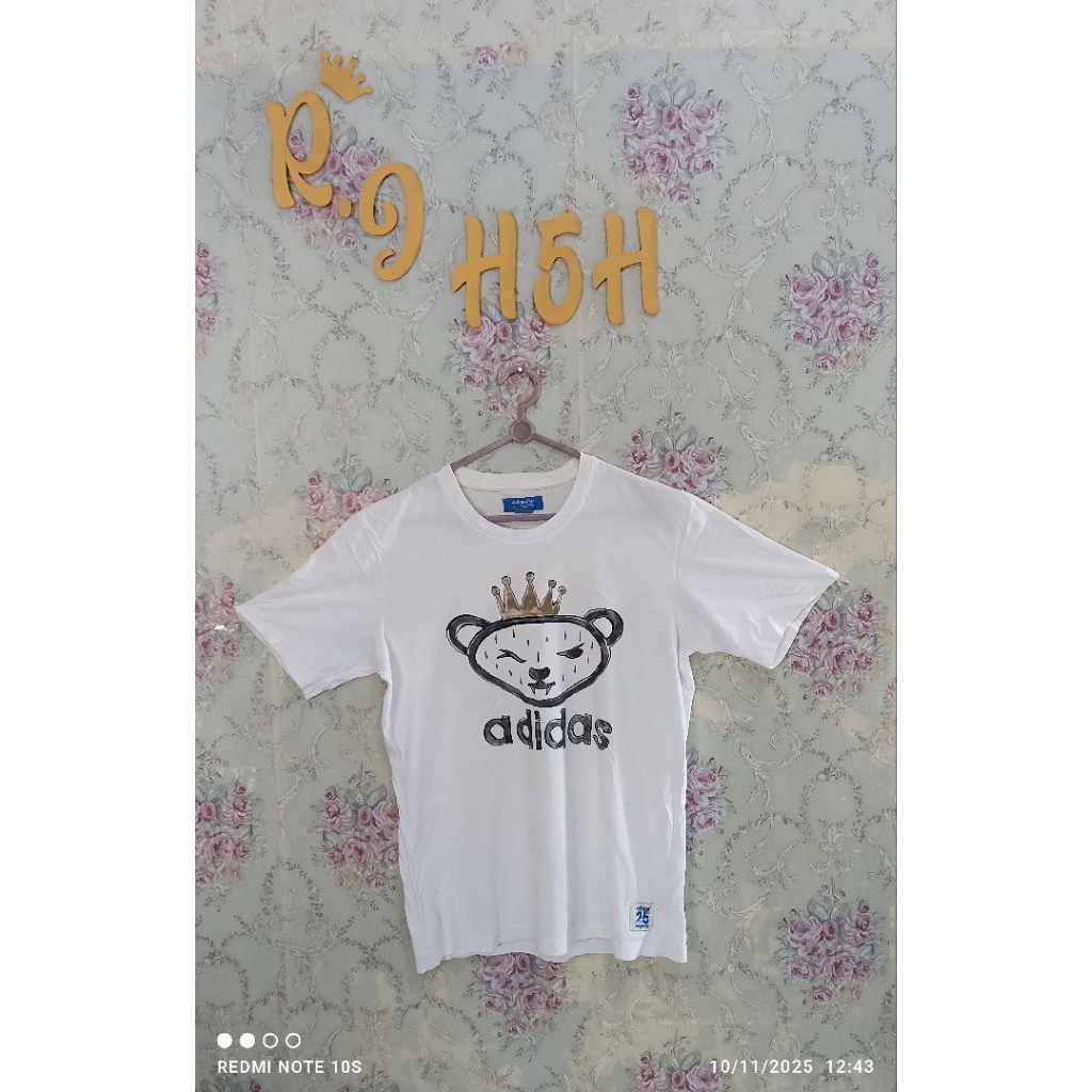 SHIRT Adi_das X Nigo T Shirt With Artist Bear Print