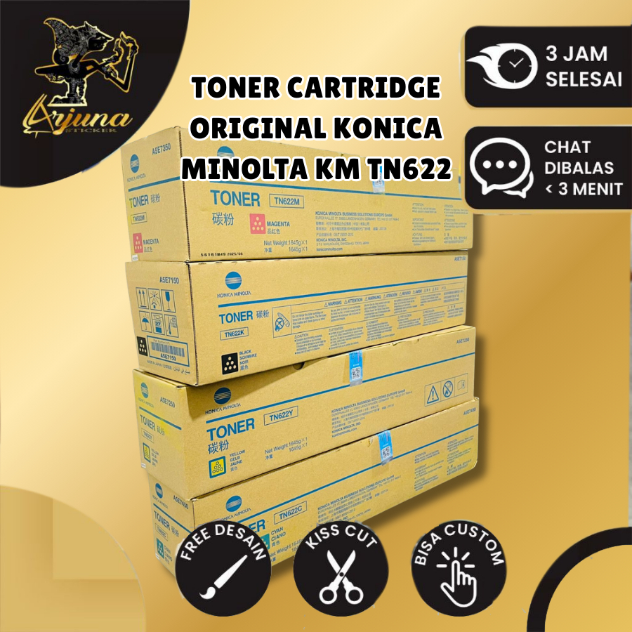 Toner Cartridge Original Konica Minolta KM TN622 TN622C TN622M TN622Y TN622K