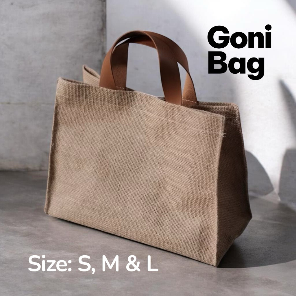 (READYSTOCK) MARHENNA GONI / TAS GONI / JUTE BAG