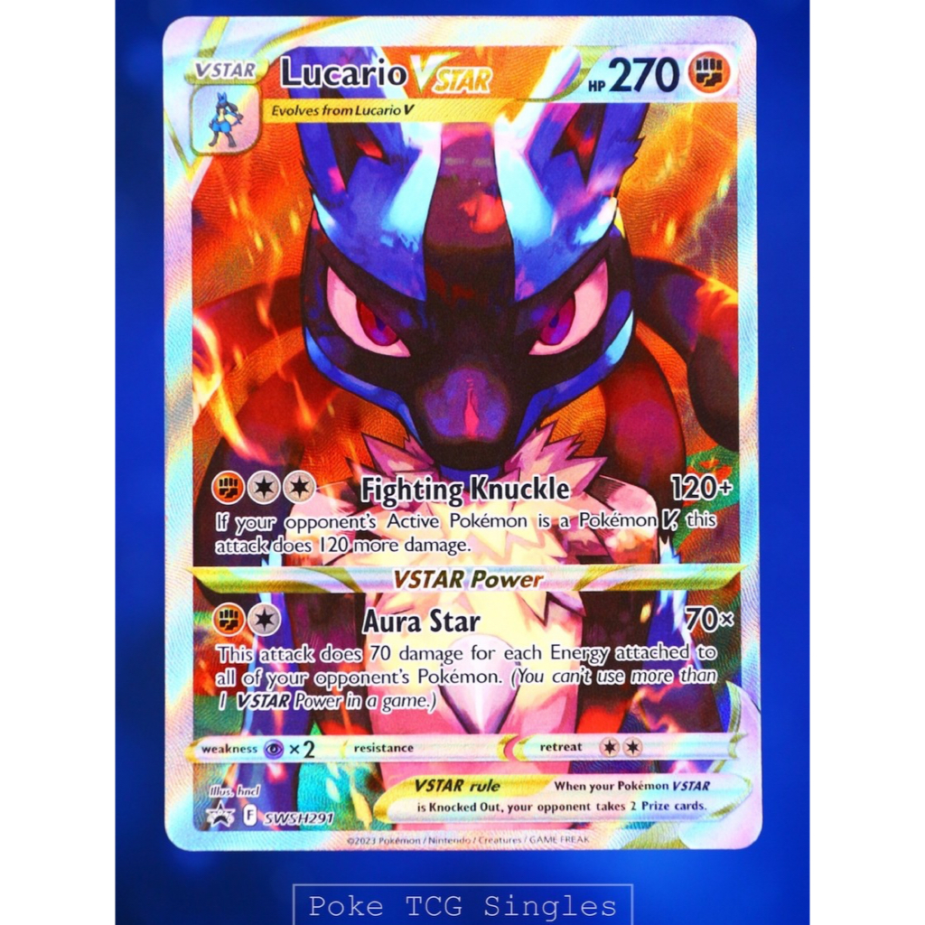 English Lucario VSTAR ETB Promo SWSH 291 - Kartu Pokemon TCG ENG