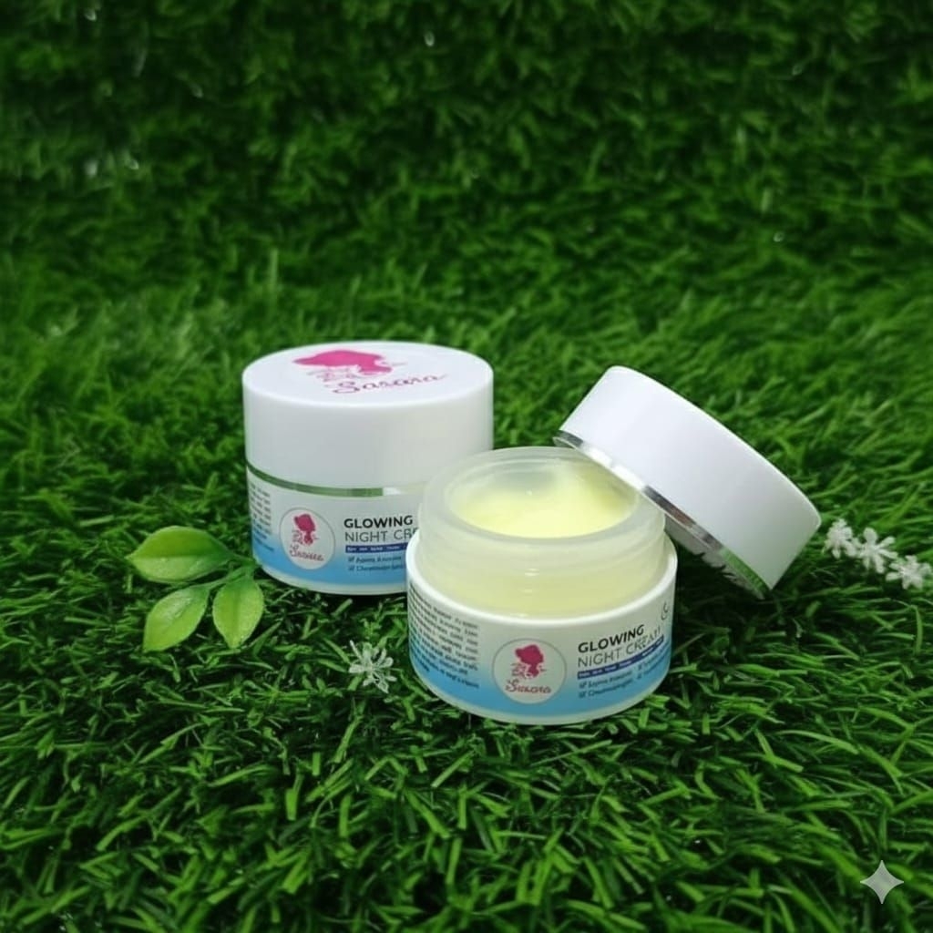 BPOM CREAM MALAM DOUBLE GLOWING EXPRESS / FLEK oily skin bruntusan