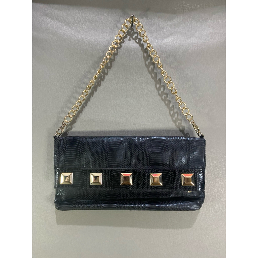 TAS CHARLES AND KEITH / TAS CK/CHARLES & KEITH CHAIN STRAP WHITE/CHARLES & KEITH SLINGBAG/TAS CK BEK
