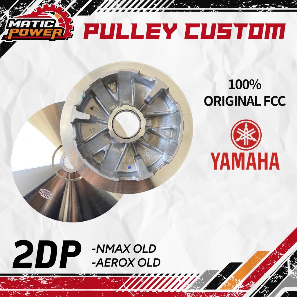 Pulley Rumah Roller Original Nmax Old / Aerox Old Interlock Custom Full Bubut Kode 2DP