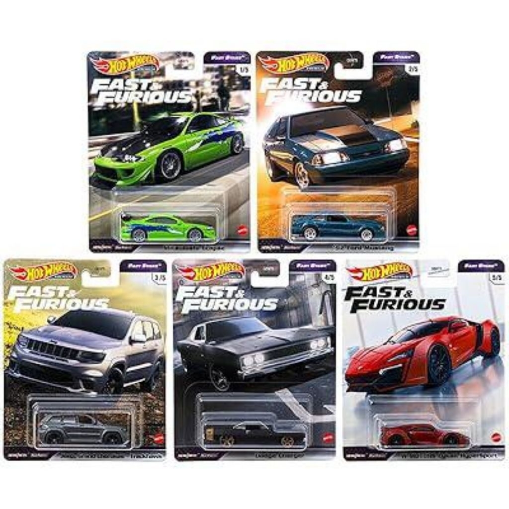 HOT WHEELS PREMIUM FAST AND FURIOUS FAST STARS SERIES