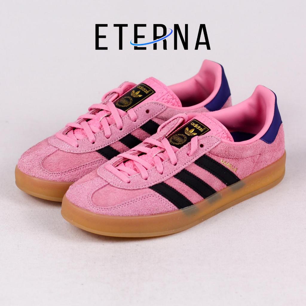 Adidas Gazelle Indoor Bliss Pink Purple Pink Coreblack Collegiate Purple Authentic