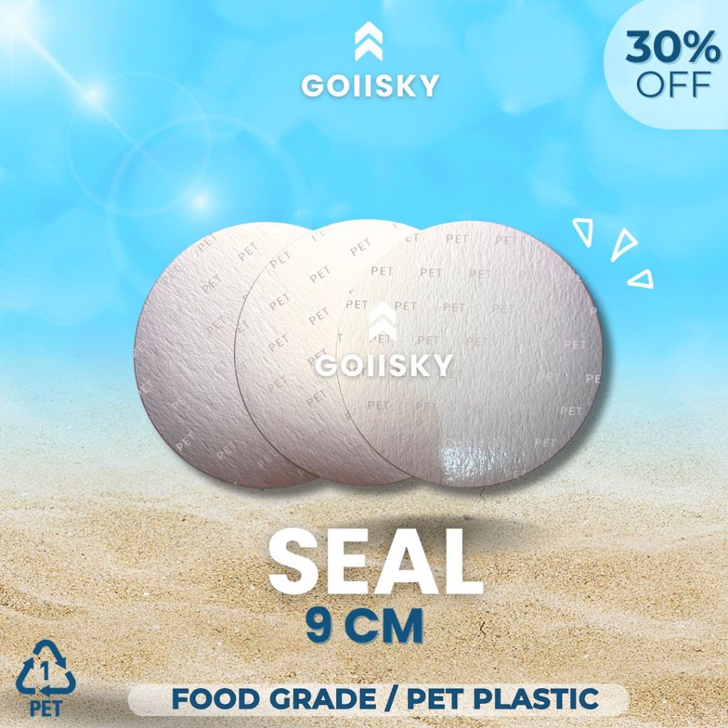 Segel Toples 9CM PET Seal Aluminium Seal Toples Diameter 9cm