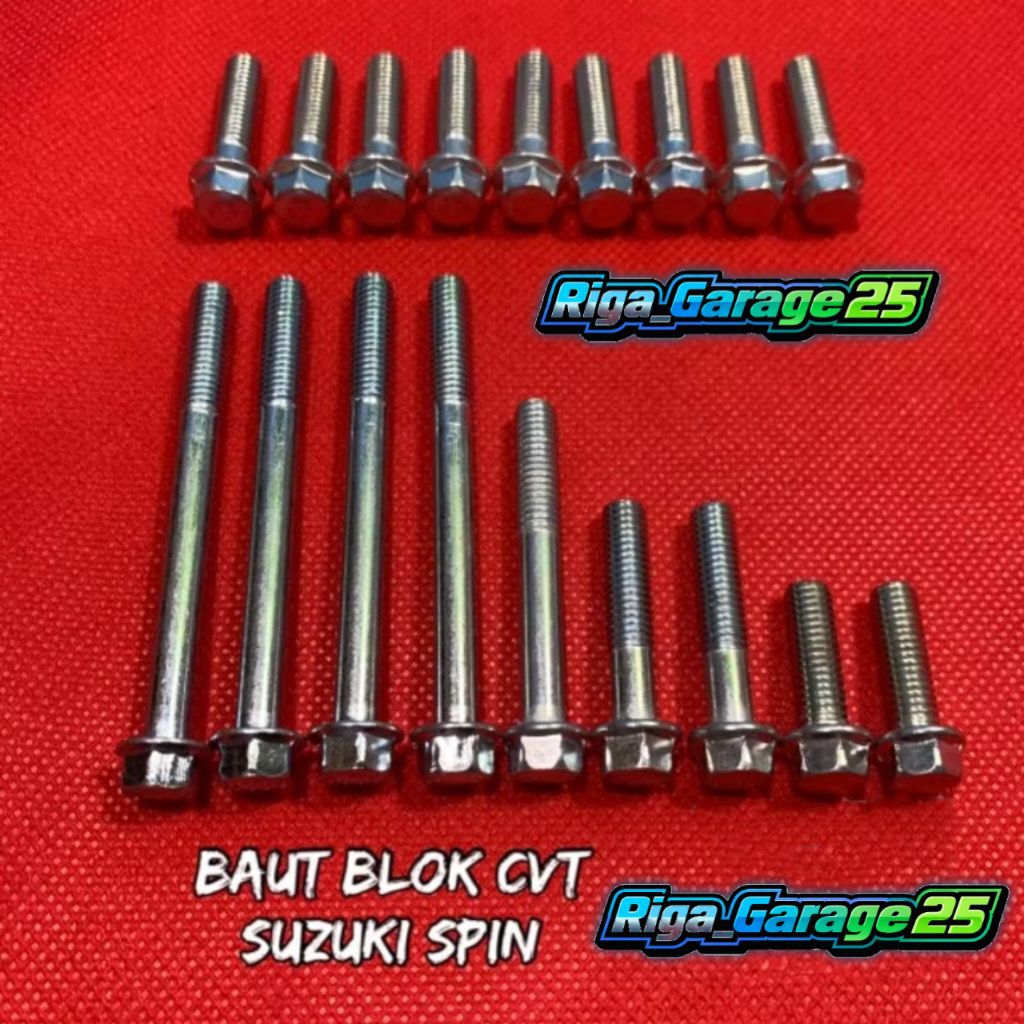 1 Set Baut Bak kiri blok cvt Suzuki Spin