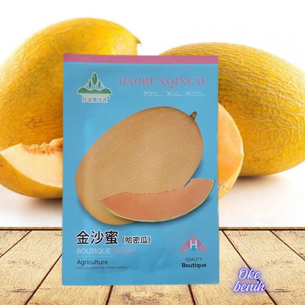 50 BUTIR BENIH/BIJI MELON HAMI MADU