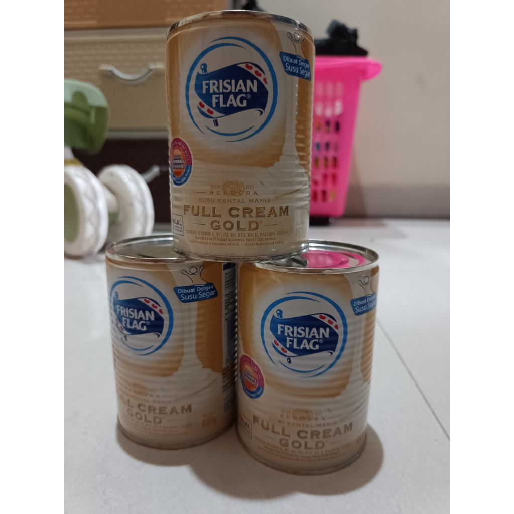 Frisian Flag Susu Kental Manis Gold Kaleng 490gr
