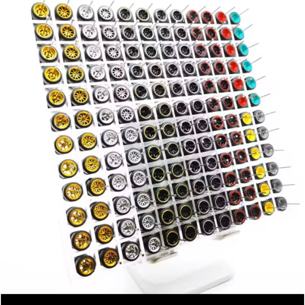 Velg custom Ban karet Diecast 1/64 Hitam