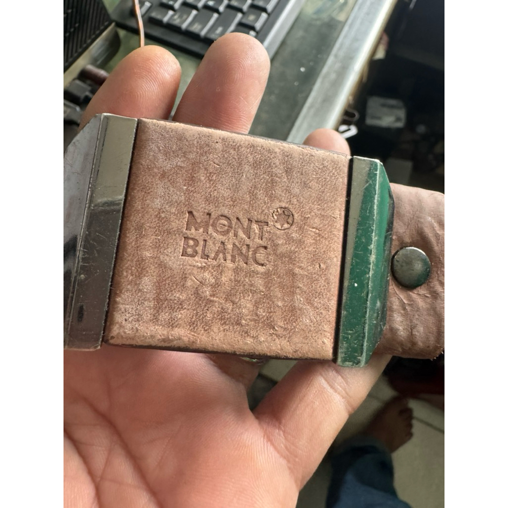 KEPALA BUCKLE IKAT PINGGANG GESPER MONTBLANC ORIGINAL 100%