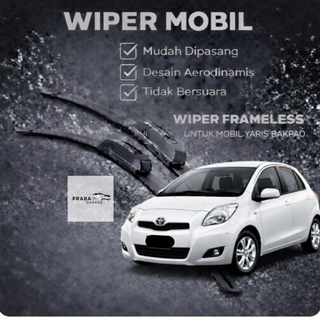 Wiper Frameless Yaris Bakpao Wiper Depan Yaris Bakpao Wiper 1 Set Kanan Kiri
