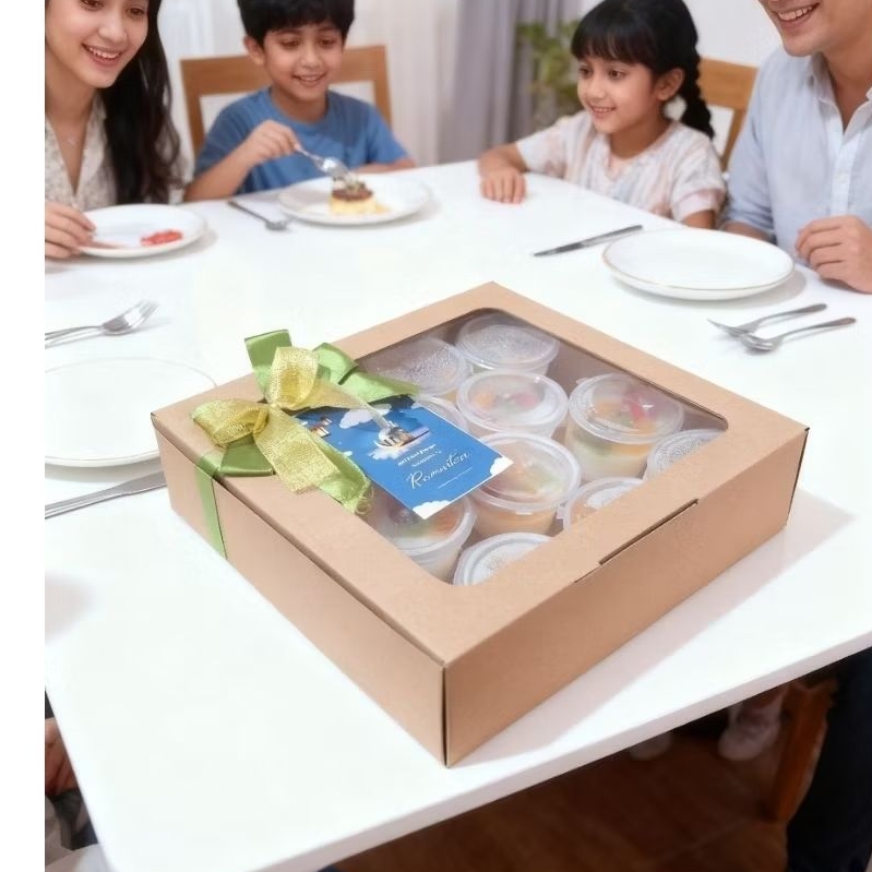 puding susu toping buah hampers ramadhan pemesanan H-1