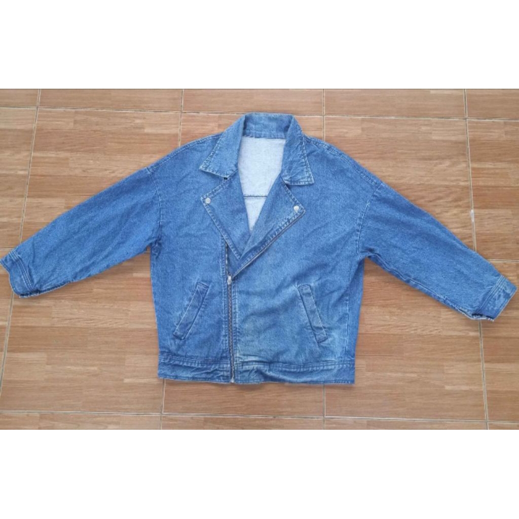 jaket ramones denim