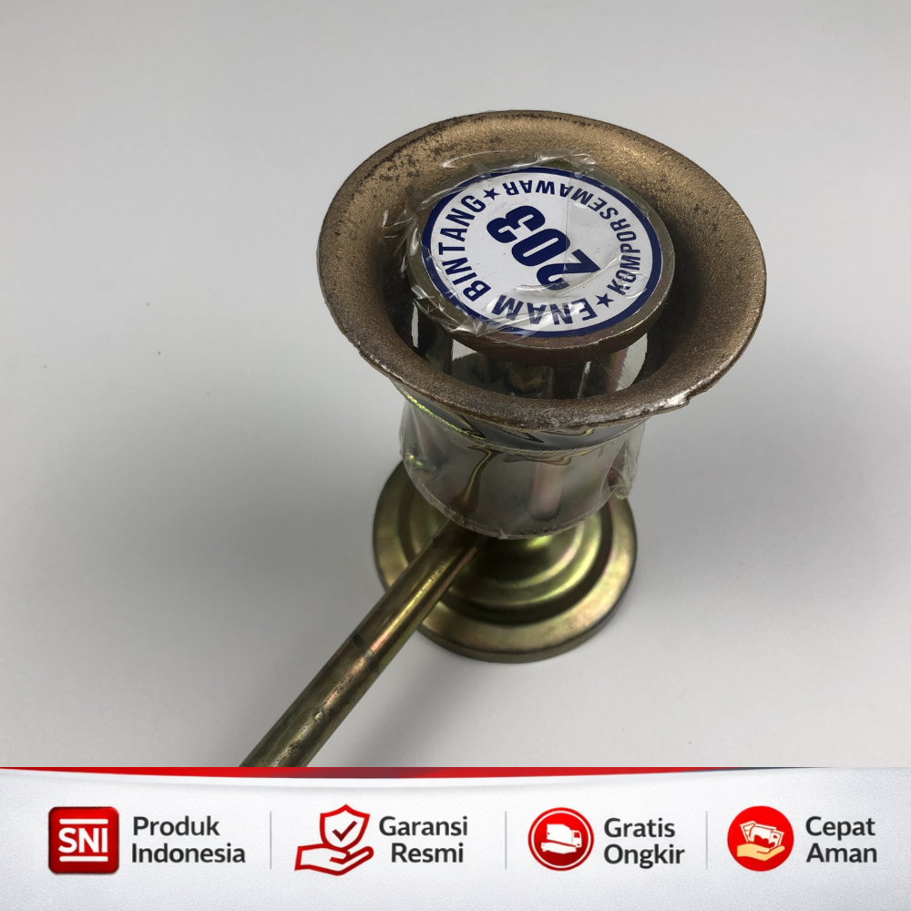 Kompor Gas Mawar 203 Api Besar Usaha UMKM Besi Tahan Panas Ukuran Besar