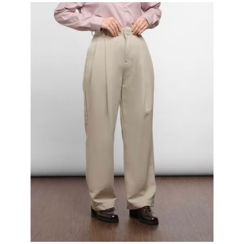 Then Blank Wide Leg Pants in Cream