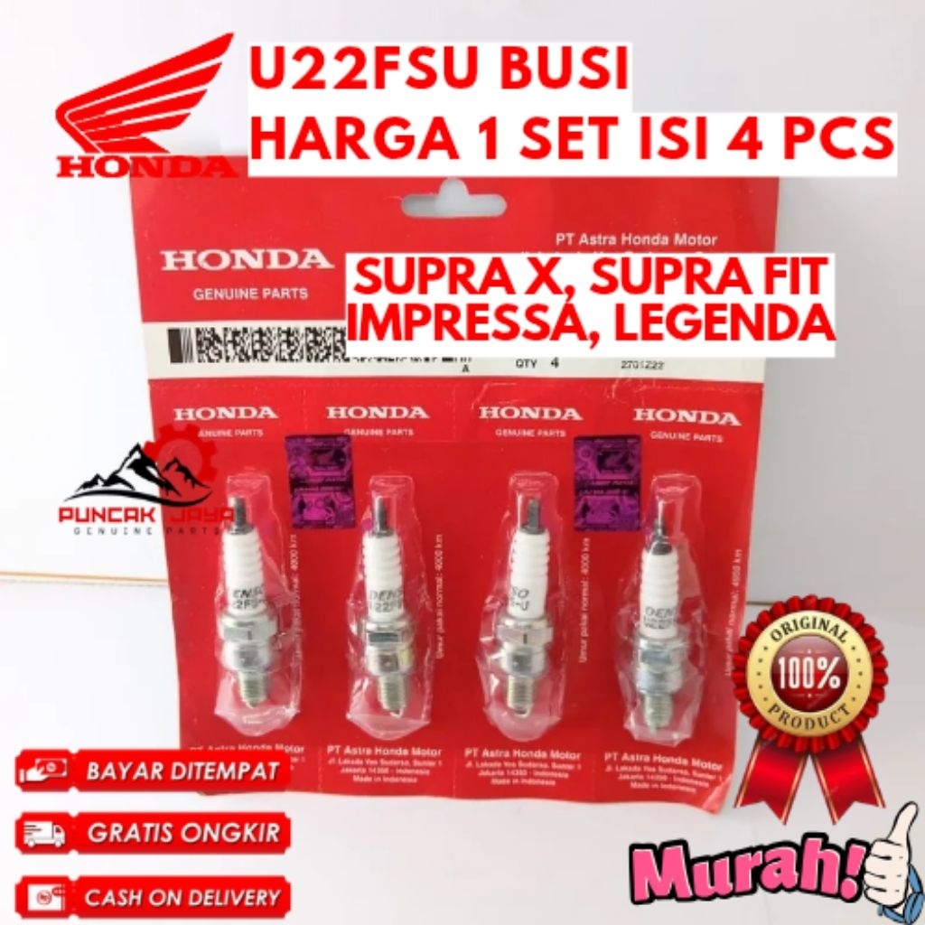 BUSI ORIGINAL HONDA KODE U22FSU, BUSI SUPRA X, BUSI SUPRA FIT, BUSI IMPRESSA, BUSI LEGENDA