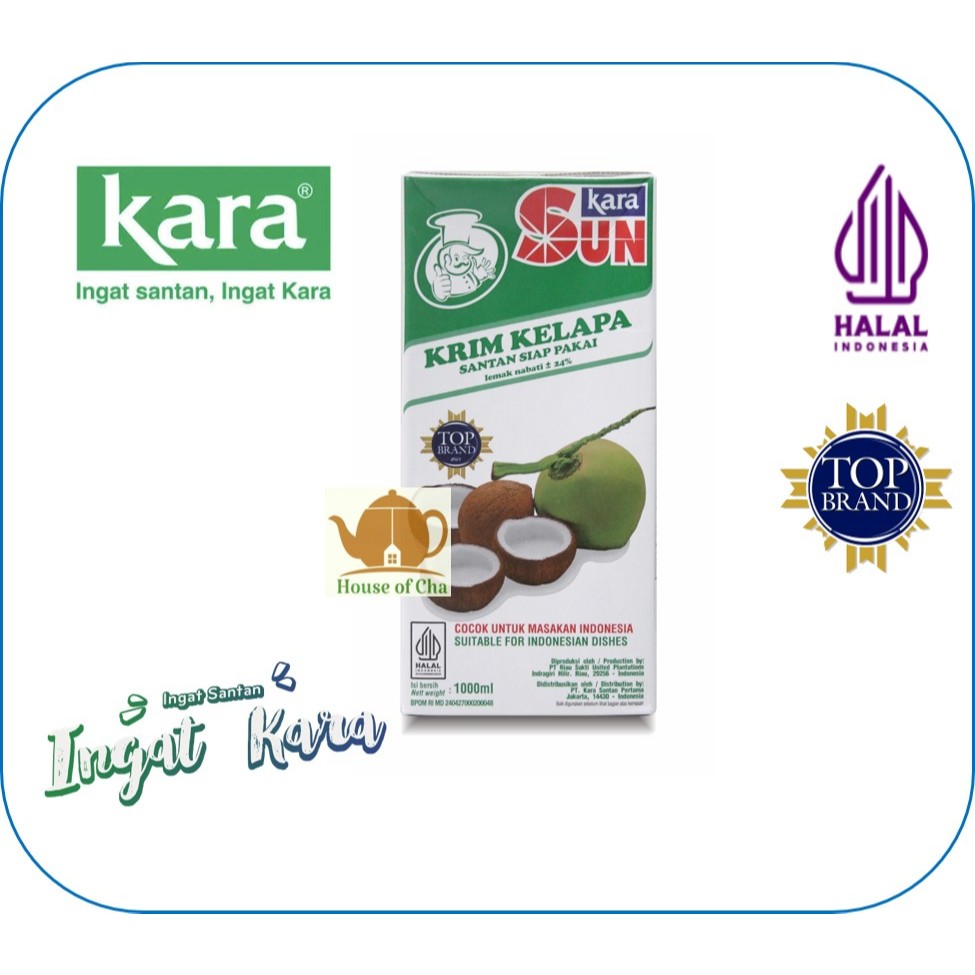 Sun Kara Santan Kelapa / Santan SunKara 1 Liter